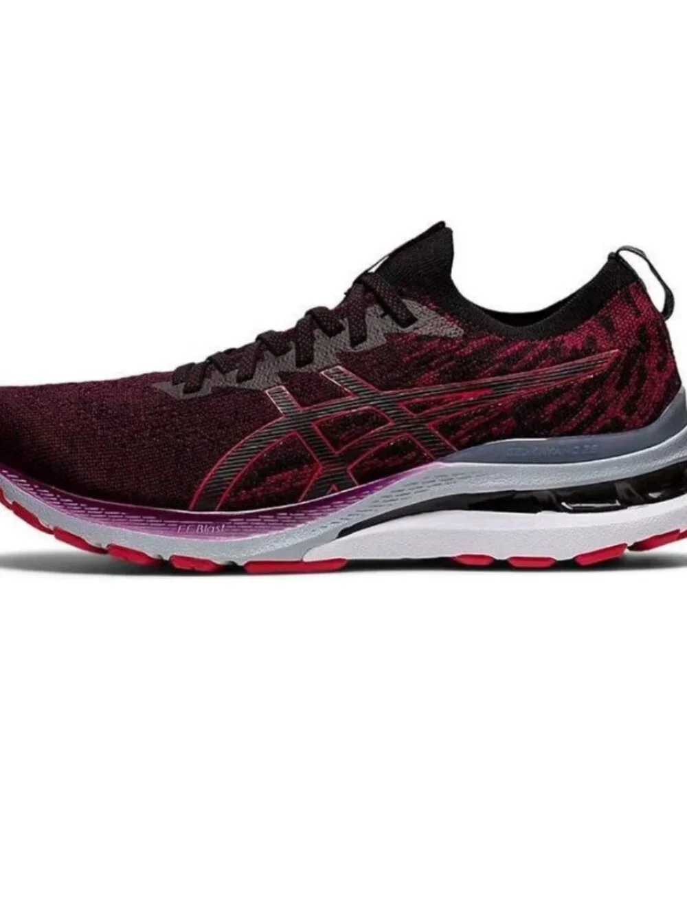 NEW Asics GEL Kayano 28 MK Knit Red Black Mens 11.5 US 46 EUR Running Shoes